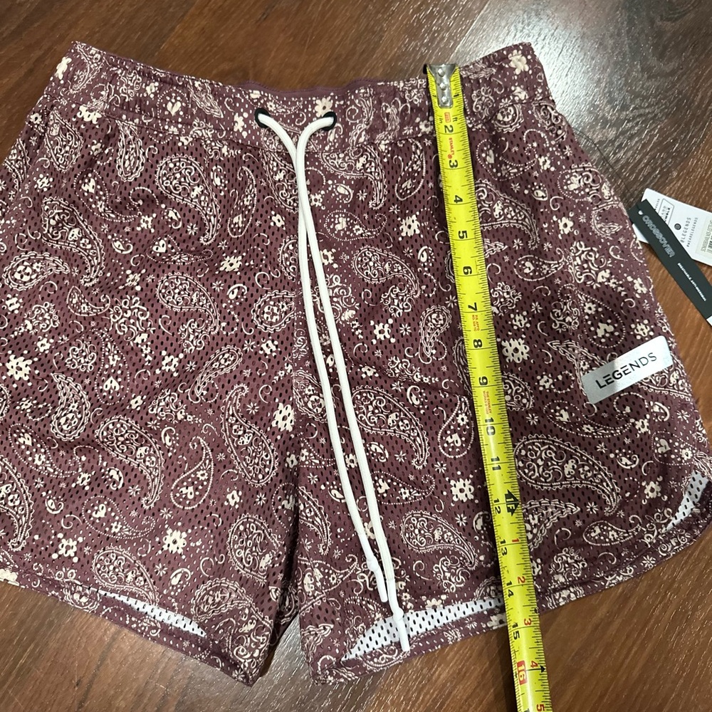 NEW LEGENDS LUKA MESH SHORT COLOR SOSTA PAISLEY Sz M NWT - Picture 9 of 12